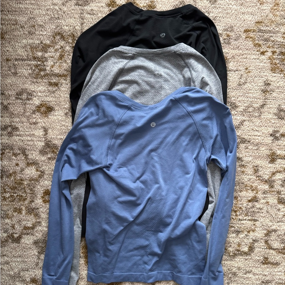 Lululemon Swiftly Tech Long-Sleeve 2.0 Waist Length Shirts